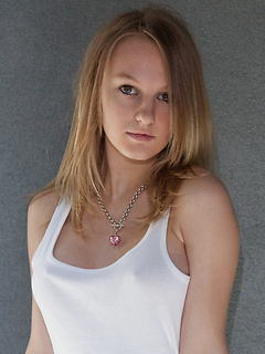 Sexy upskirt flashing outdoors with flirty blonde teen Odette Eriksson